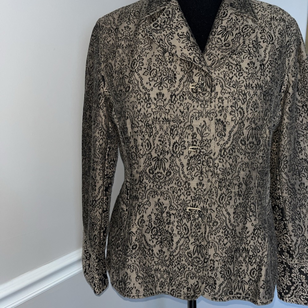 J.Jill Womens Blazer Size L 12 Holiday Party‎ Designer Evening Wear - Picture 5 of 13